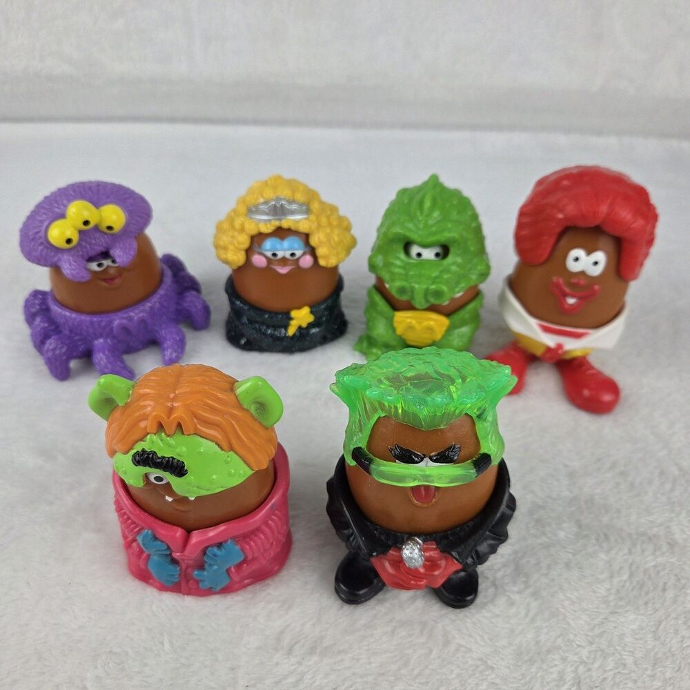 1996 McDonalds Happy Meal Halloween McNugget Buddies Complete Set 6 Figures Used